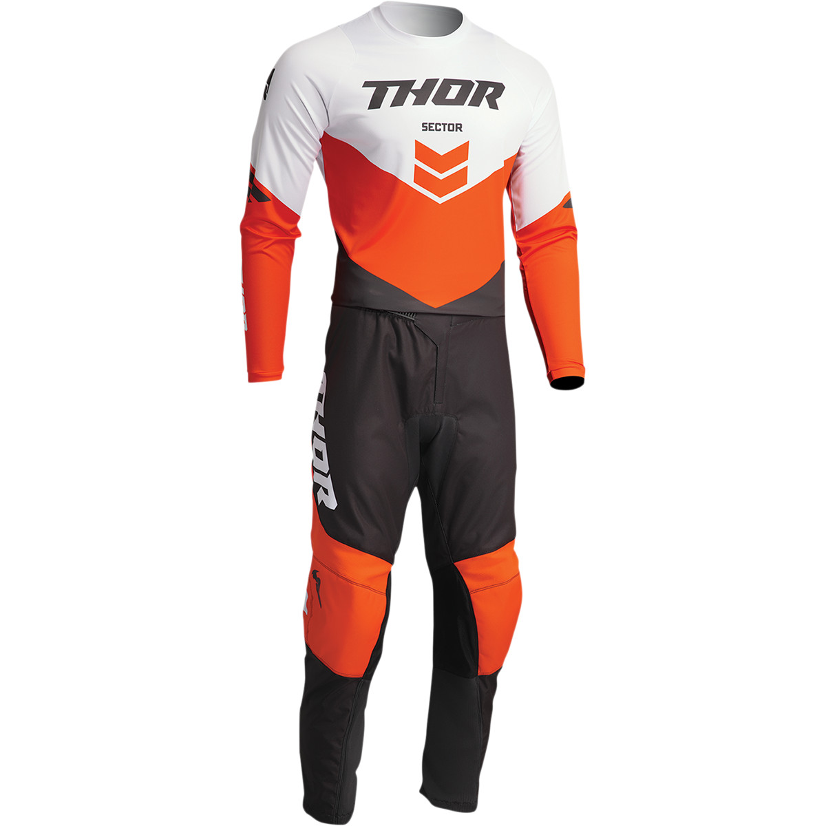 Thor Lapset Sector Chev Paidat, Charcoal/Punainen Oranssi - 4