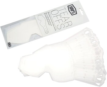 100% Racecraft/Accuri/Strata MX Crossbril Tear-Offs Clear