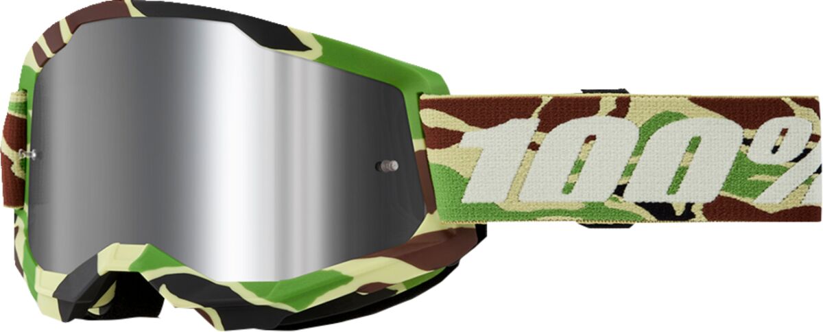 Strata 2 Goggle 100% Noir Marron Vert
