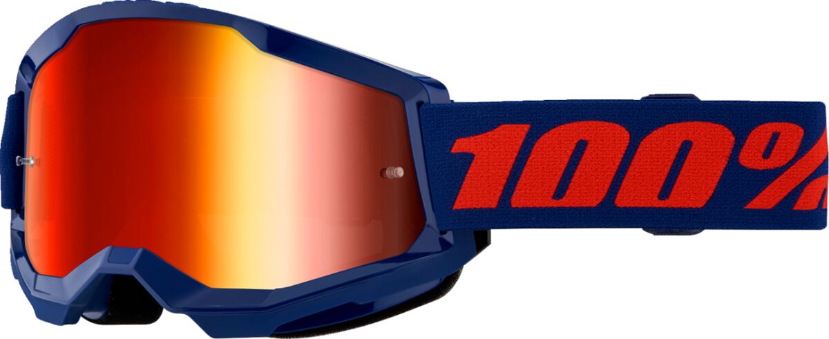 100% Strata 2 Crossbriller Blå