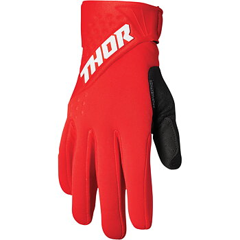 Thor Spectrum Cold Hanskat, Punainen/Valkoinen