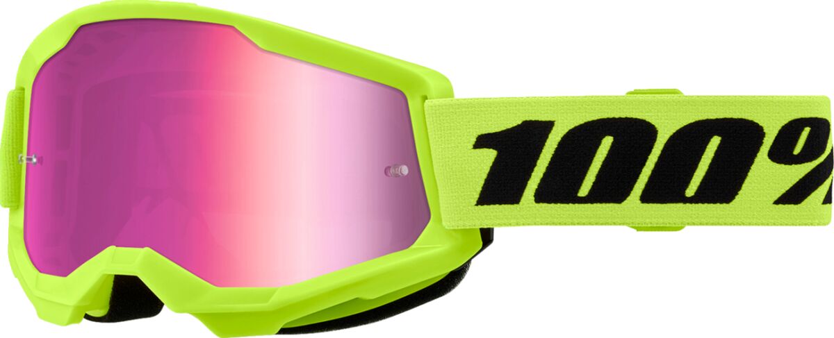 Strata 2 Goggle 100% Vert Jaune