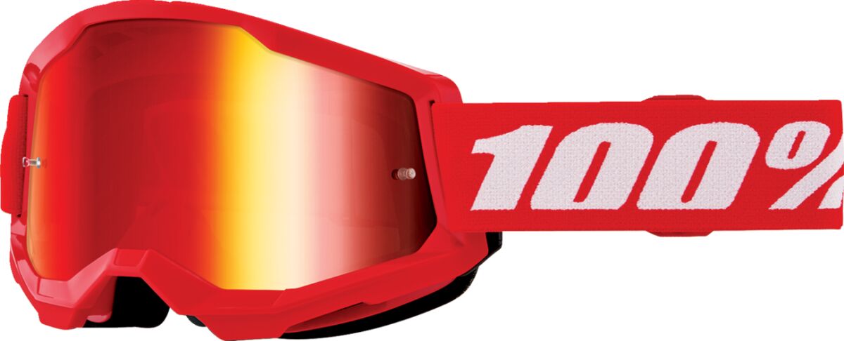 Strata 2 Junior Goggle 100% Rosso
