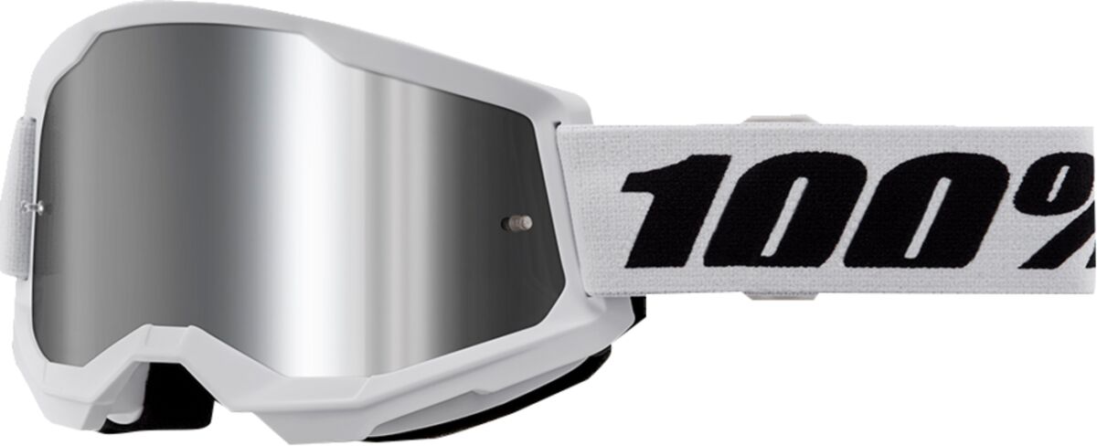 100% Strata 2 Junior Crossglasögon Vit