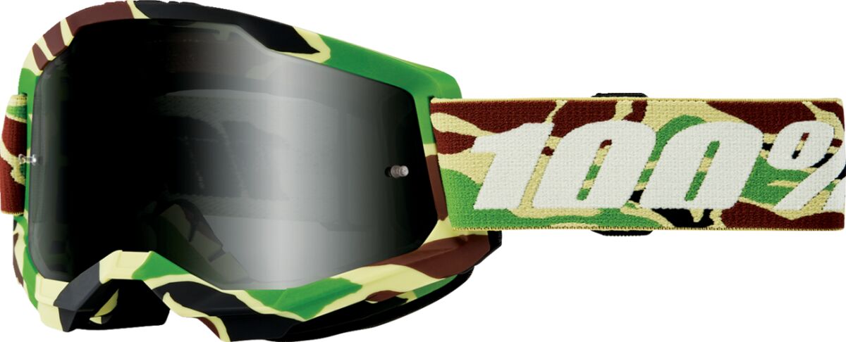 100% Strata 2 Sand Goggle Black Brown Green