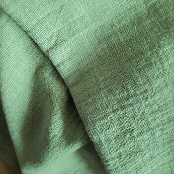 Fluffy  linen fabric - Calm green - 6580SH