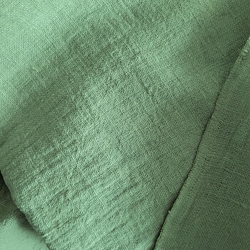 Fluffy  linen fabric - Calm green - 6580SH