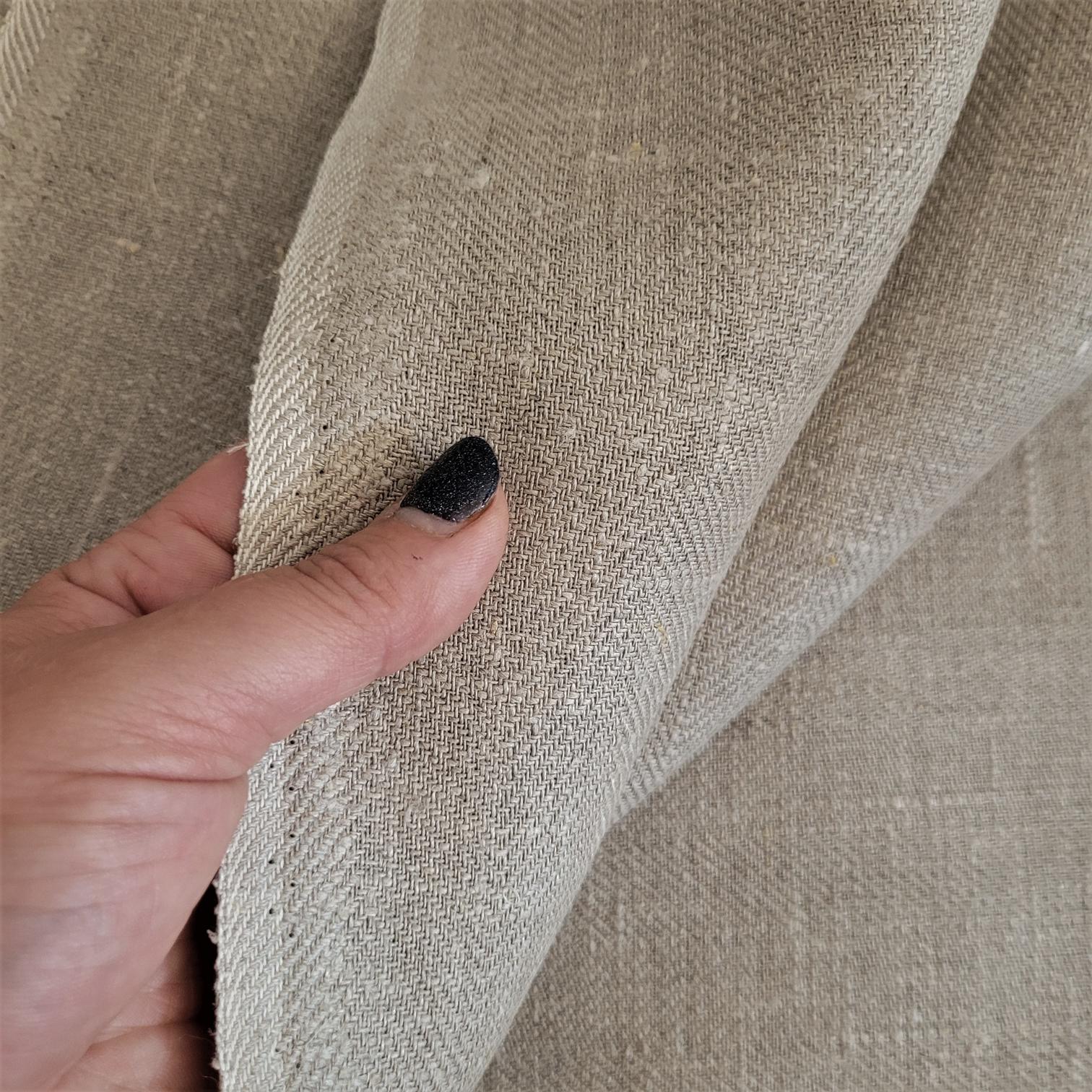 Natural - Broken twill - linen fabric - regular - 790H