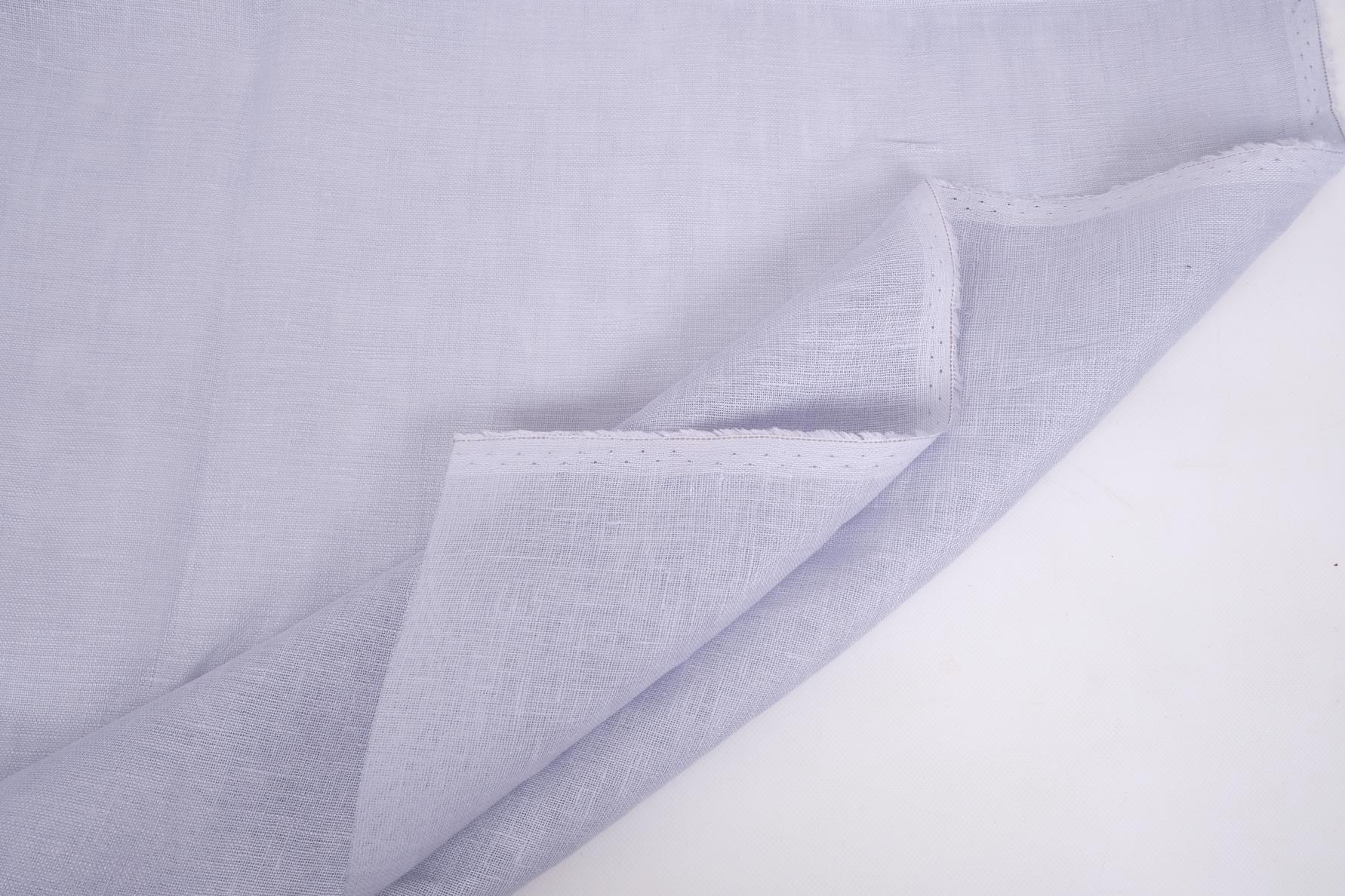Sheer GAUZE linen fabric baby blue 382SH LithuanianLinen