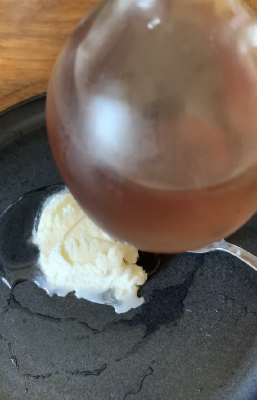 syrensirap och glass