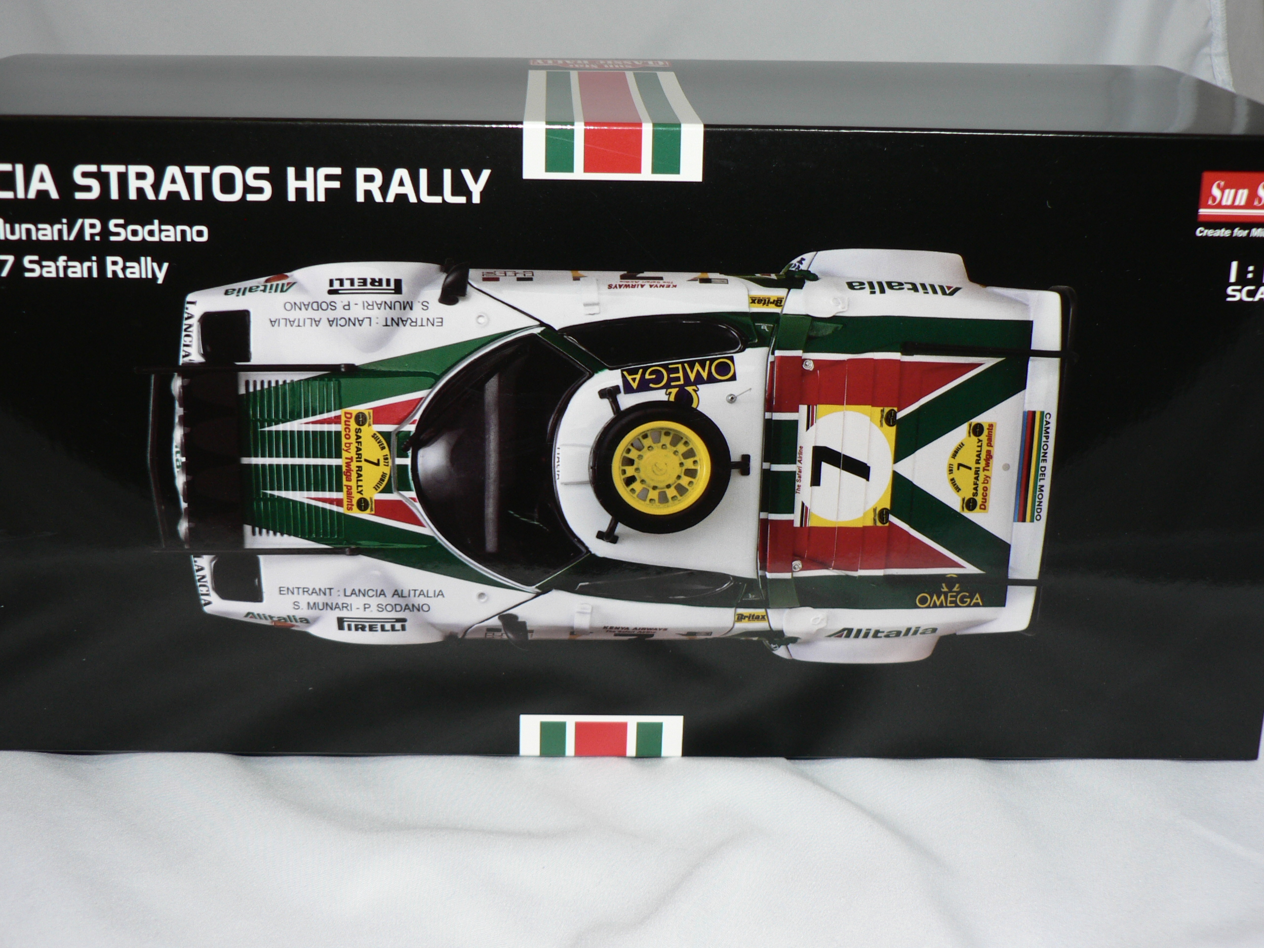 Lancia Stratos HF Rally (3rd Safari Rally 1977) S.Munari-P.Sodano  1:18  Sun Star - 4