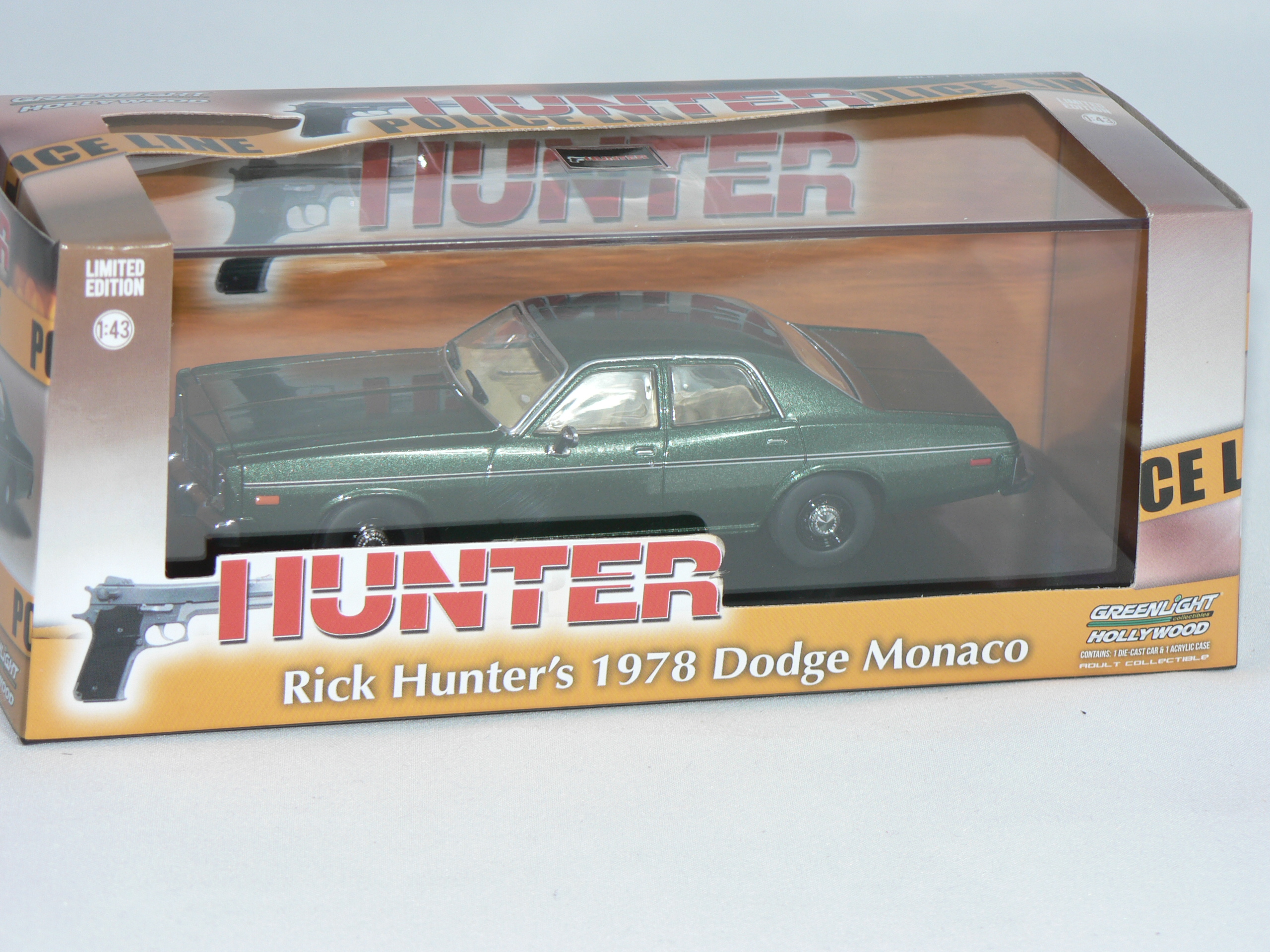 Rick Hunter´s Dodge Monaco -1978 (HUNTER TV SERIE 1983-87)  1:43  Greenlight - 3