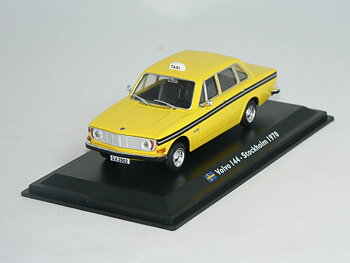 Volvo 144  1970  Gul  1:43 ( Taxi Stockholm )  Atlas
