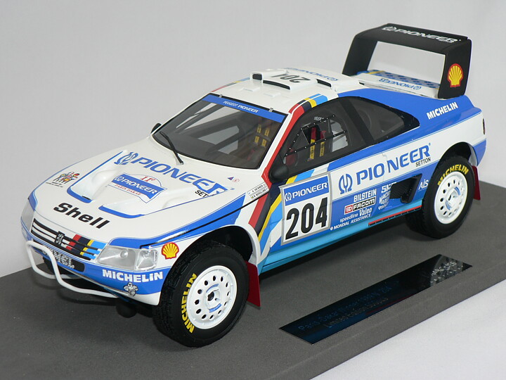 Peugeot 405 GT T-16 (Winner Paris Dakar 1989) A.Vatanen-B.Berglund (INGET ÖPPNINGSBART) Limited Edition 500pce  1:18  Top Marques