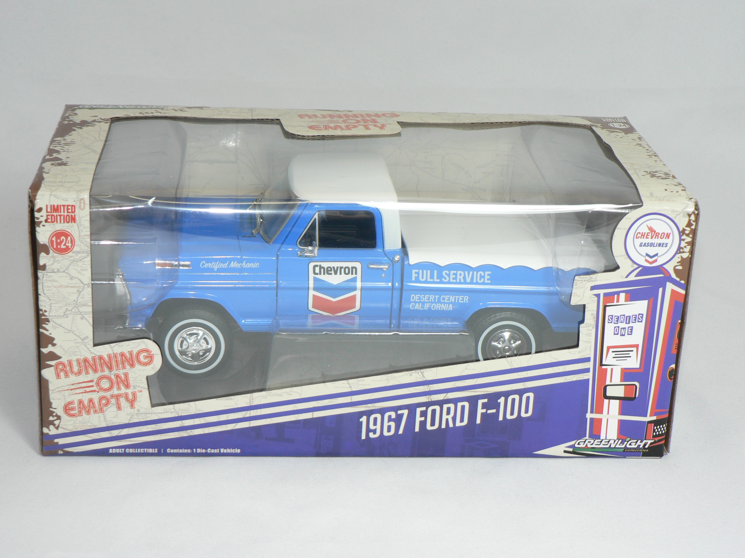 Ford F-100 Pick Up -1972 (CHEVRON FULL SERVICE)  1:24  Greenlight - 3