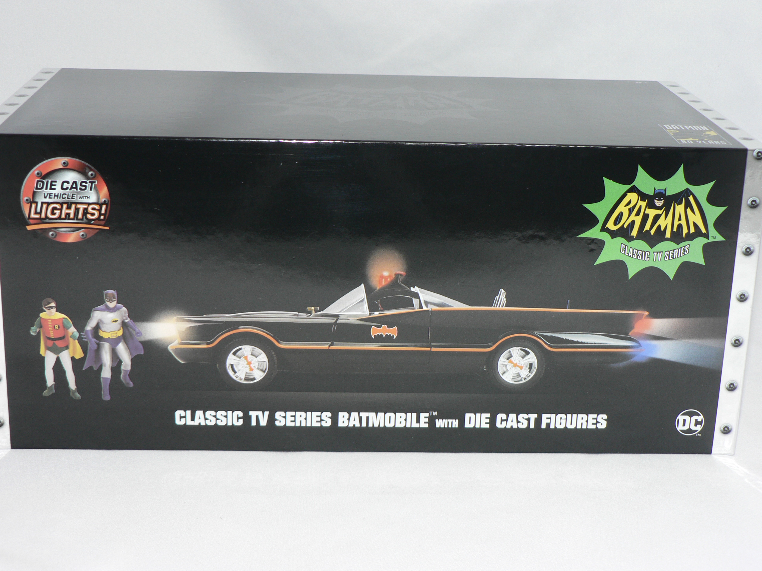 Batmobile Classic TV Serie -1966 (MED BATMAN+ROBIN & FUNGERANDE LAMPOR) - 8