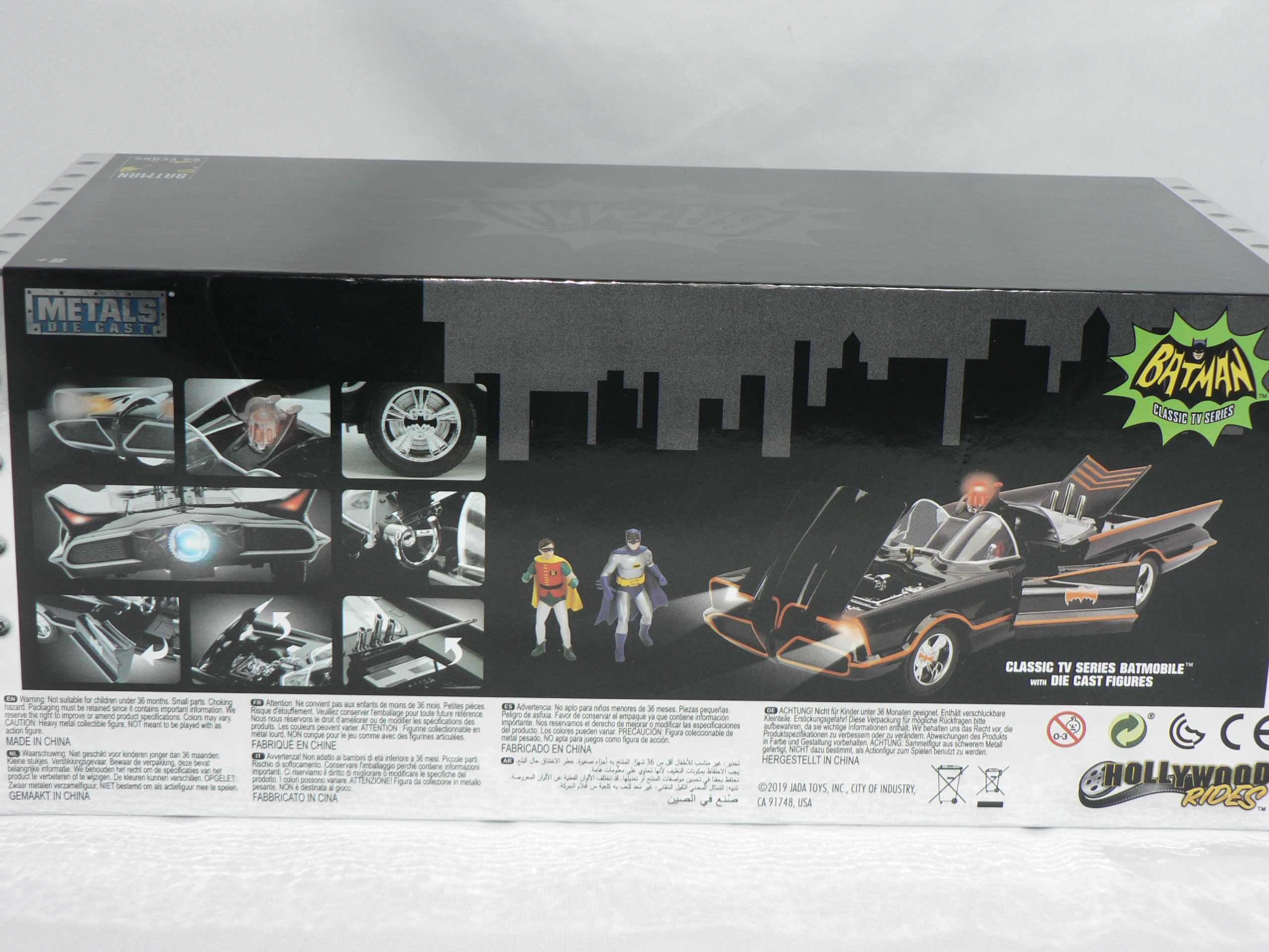 Batmobile Classic TV Serie -1966 (MED BATMAN+ROBIN & FUNGERANDE LAMPOR) - 9