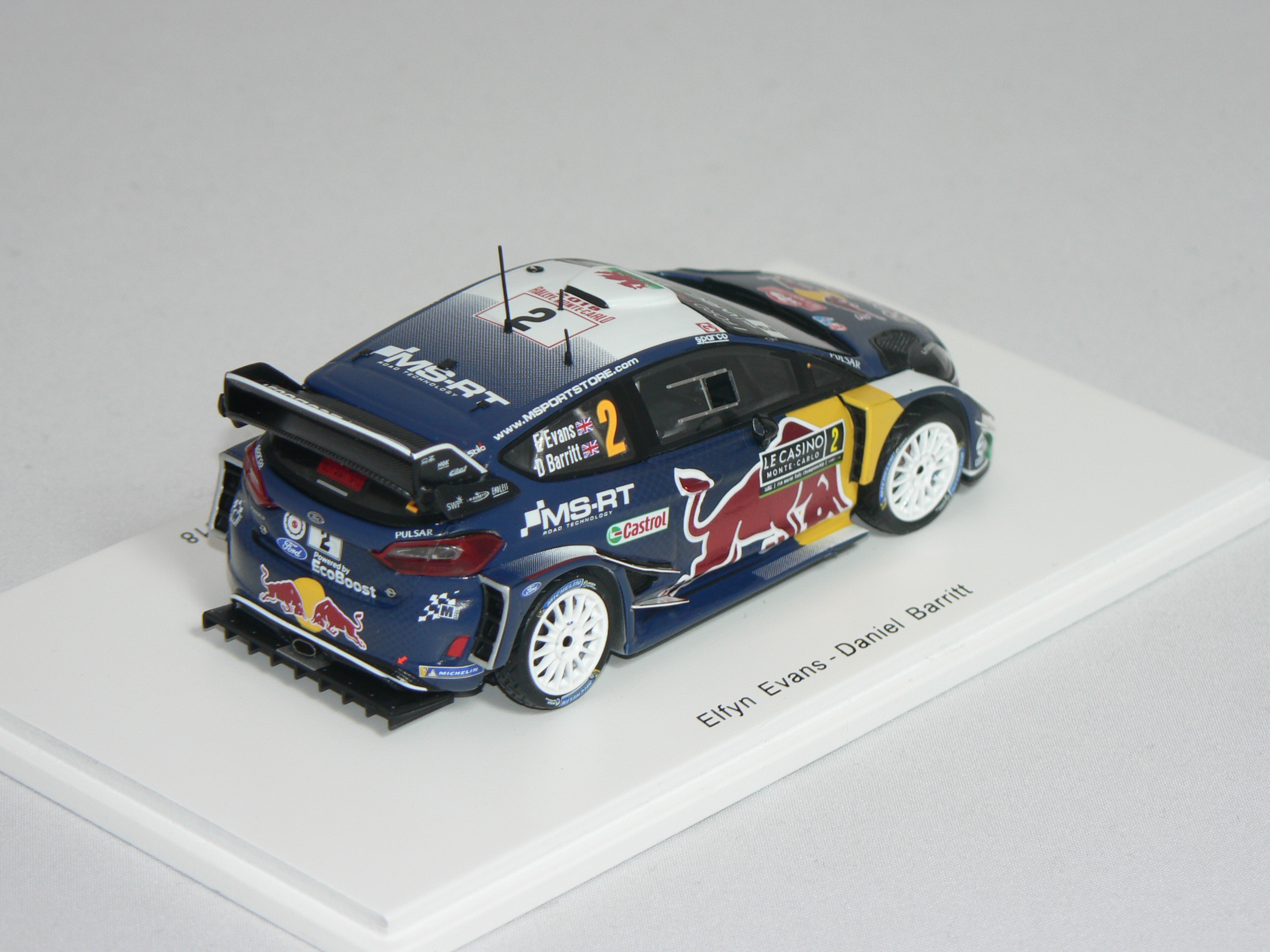 Ford Fiesta  WRC (Rally Monte Carlo 2018) E.Evans-D.Barritt  1:43 Spark - 2