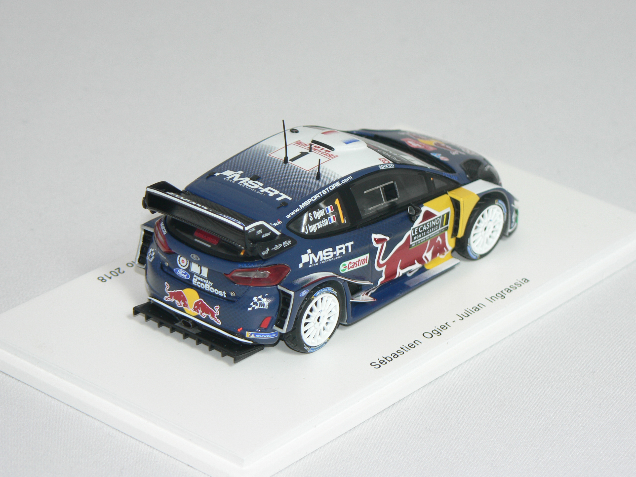 Ford Fiesta WRC (Winner Monte Carlo Rally 2018) S.Ogier-J.Ingrassia  1:43 Spark - 2