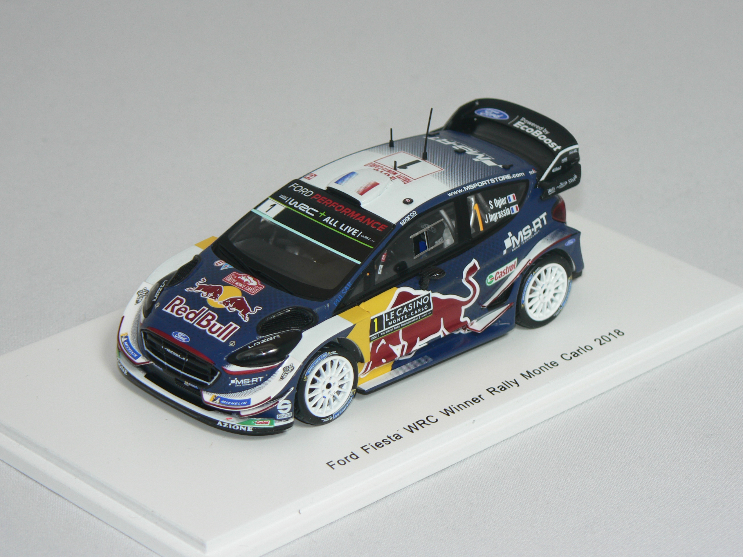 Ford Fiesta WRC (Winner Monte Carlo Rally 2018) S.Ogier-J.Ingrassia  1:43 Spark
