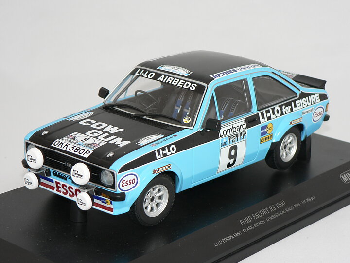 Ford Escort RS 1800 (LOMBARD RALLY 1978) R.Clark-N.Wilson (LIMITED EDITION 300PCS)   1:18  Minichamps