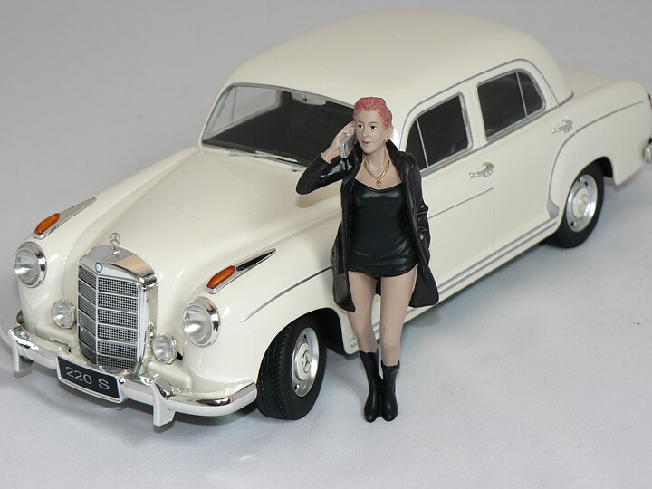 Figur 1:18  (LADIES NIGHT GIANNA) BIL INGÅR EJ  American Diorama
