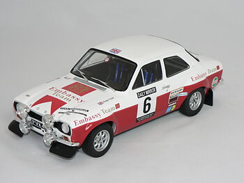 Ford Escort Mk I RS 1600 (RAC RALLY 1971) R.Clark-J.Porter (INGET ÖPPNINGSBART)  1:18  Ixo