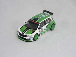 Skoda Fabia III R5 2015  # 38  Grön/Svart/Vit  (Rally Tour de Corse 2015) E.Lappi-J.Ferm ) 1:43  Abrex