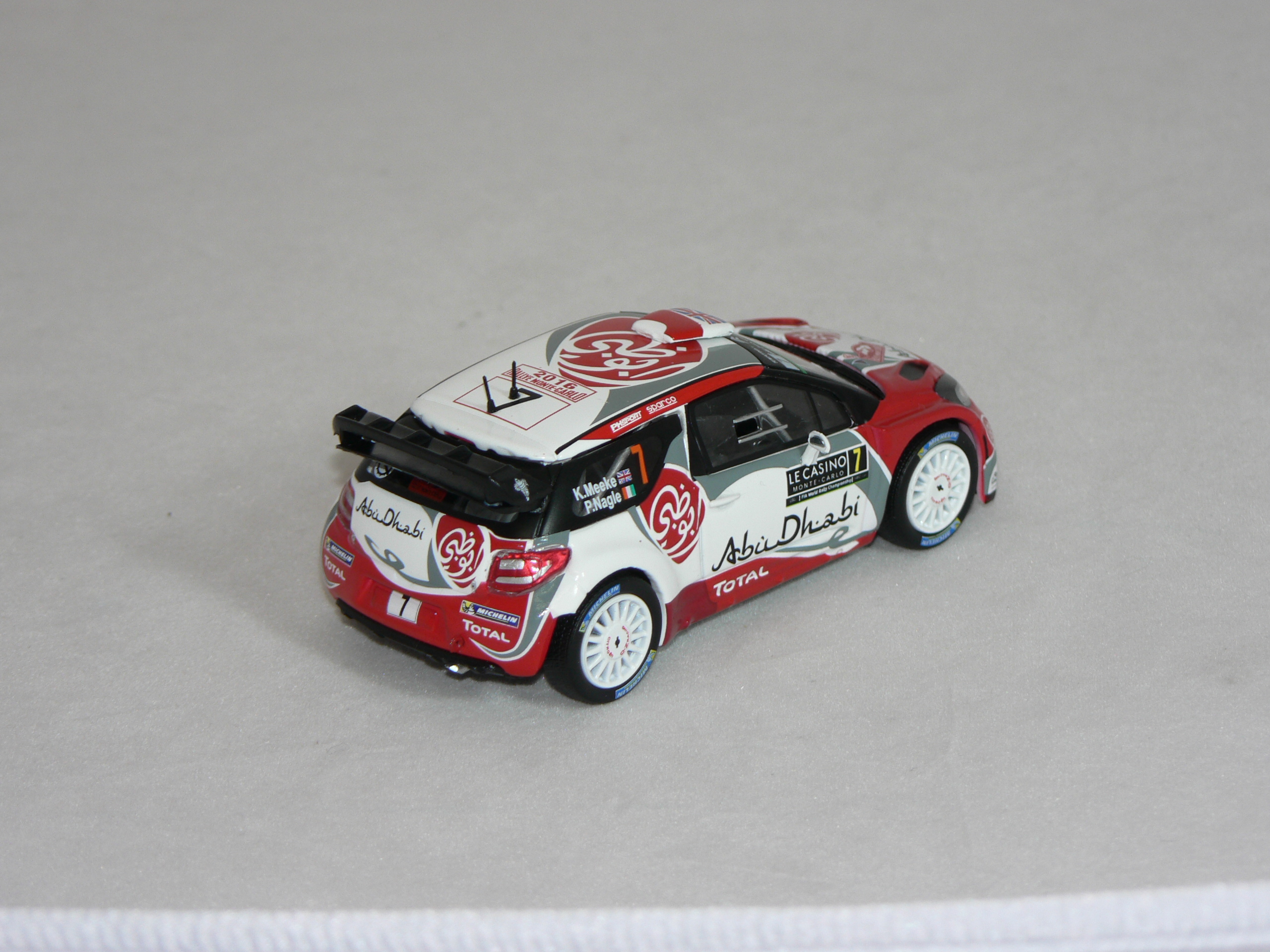Citroen DS3 WRC (Rally Monte Carlo 2016) K.Meeke-P.Nagle  IXO 1:43 - 2