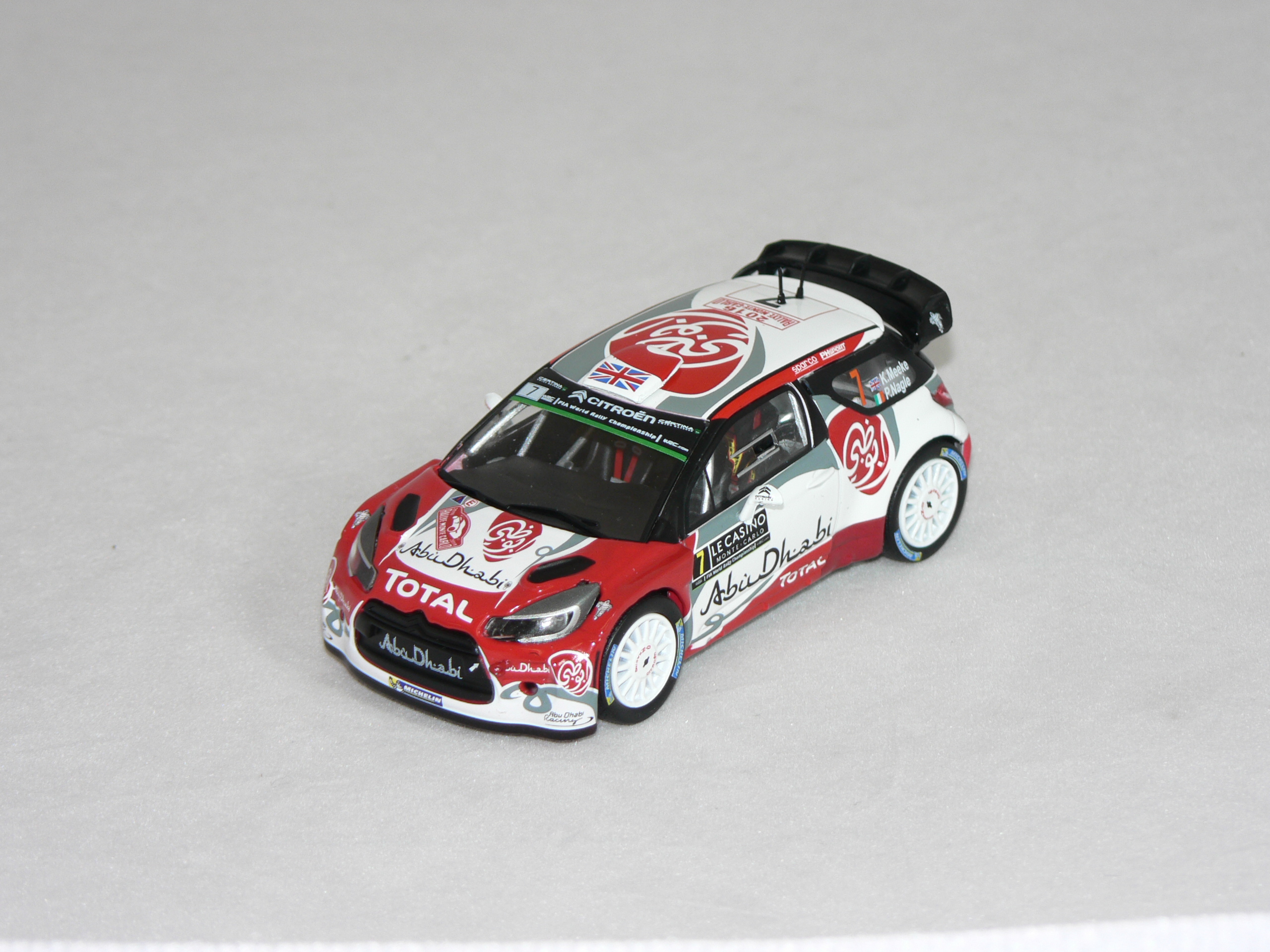 Citroen DS3 WRC (Rally Monte Carlo 2016) K.Meeke-P.Nagle  IXO 1:43
