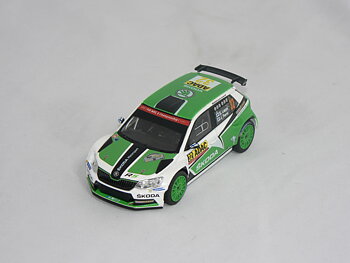 Skoda Fabia III R5 #32  Grön/Svart/Vit (Rally Germany 2016) E.Lappi-J.Ferm ) 1:43  Aberx