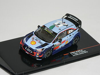 Hyundai i20 WRC #6 (2nd RALLY AUSTRALIAl 2018) H.Paddon-S.Marshall  IXO 1:43