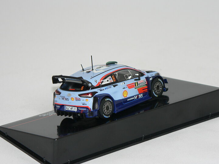 Hyundai i20 WRC #6 (2nd RALLY AUSTRALIAl 2018) H.Paddon-S.Marshall  IXO 1:43