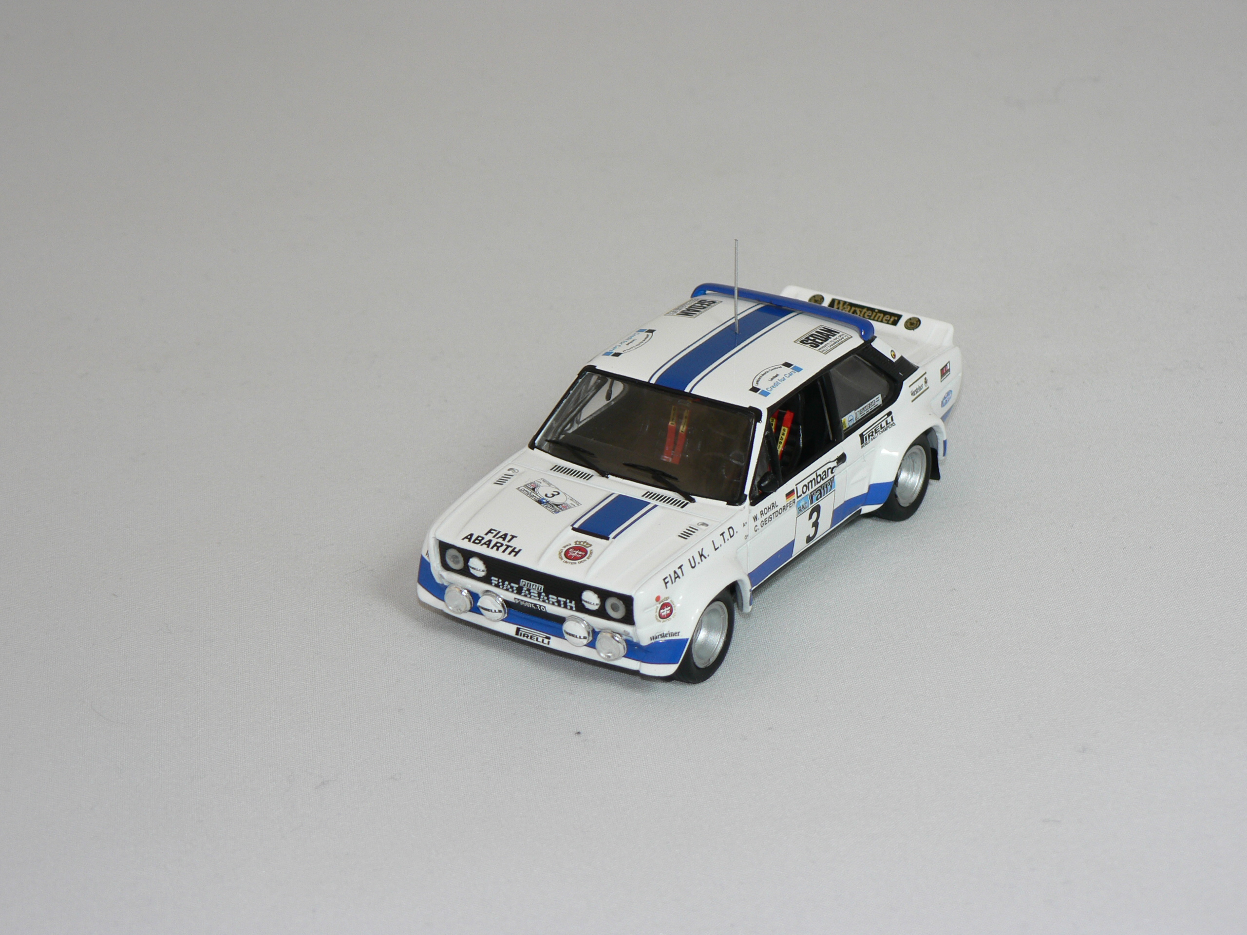 Fiat 131 Abarth  #3 Rac Rally 1979 ( W. Rohrl/C.Geistdorfer )  IXO 1:43
