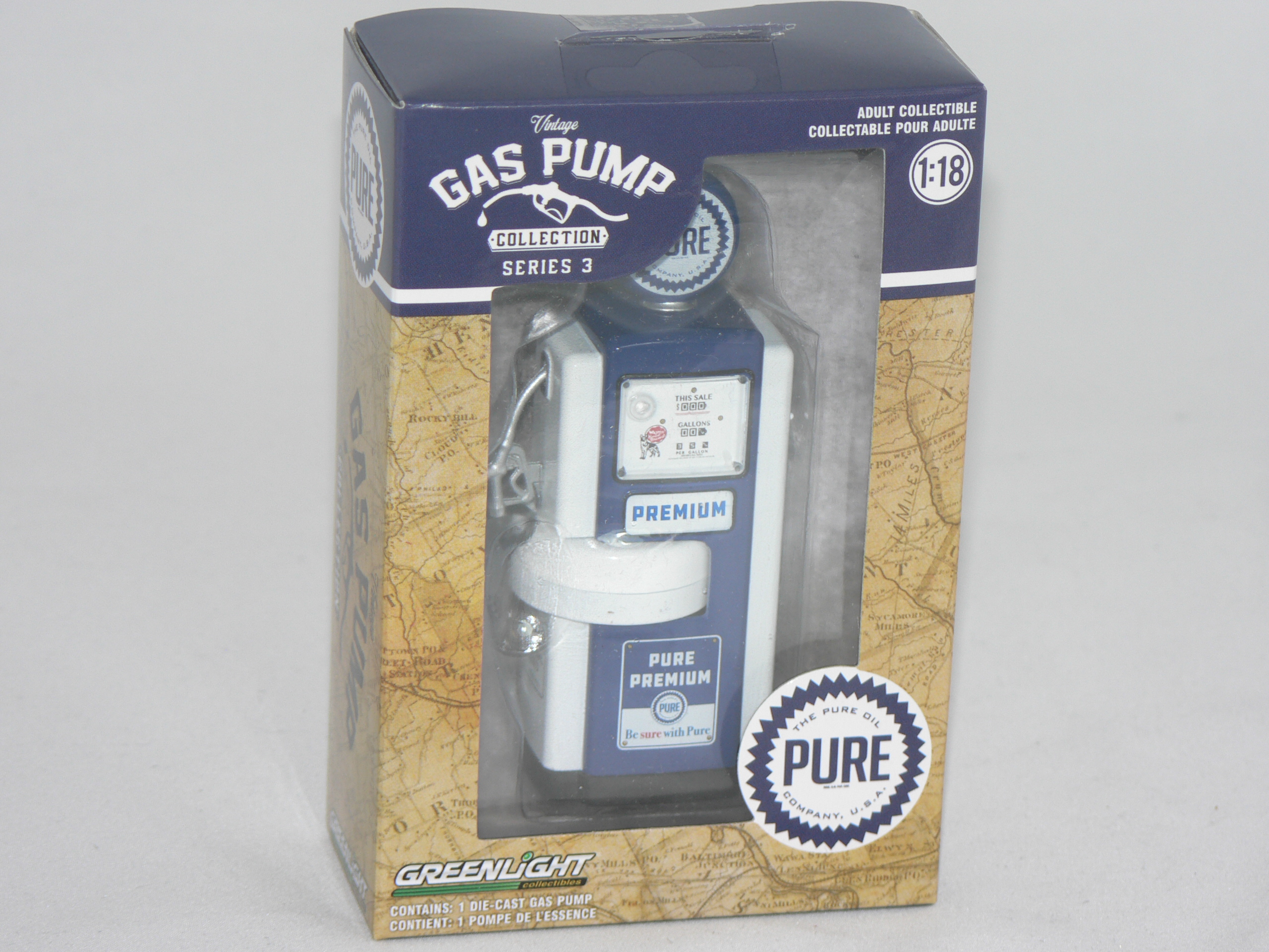 Bensinpump -1948 (Pure Premium)  1:18 Greenlight - 2