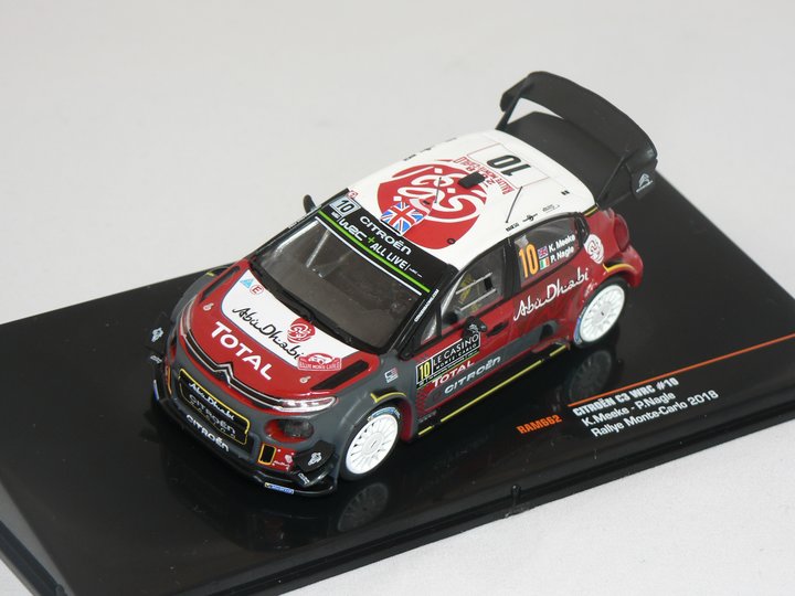 Citroen C3 WRC  (Rally Monte Carlo 2018) K.Meeke-P.Nagle  IXO 1:43