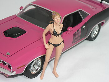 Figur 1:18  (Bikini Girl "April") BIL INGÅR EJ  American Diorama