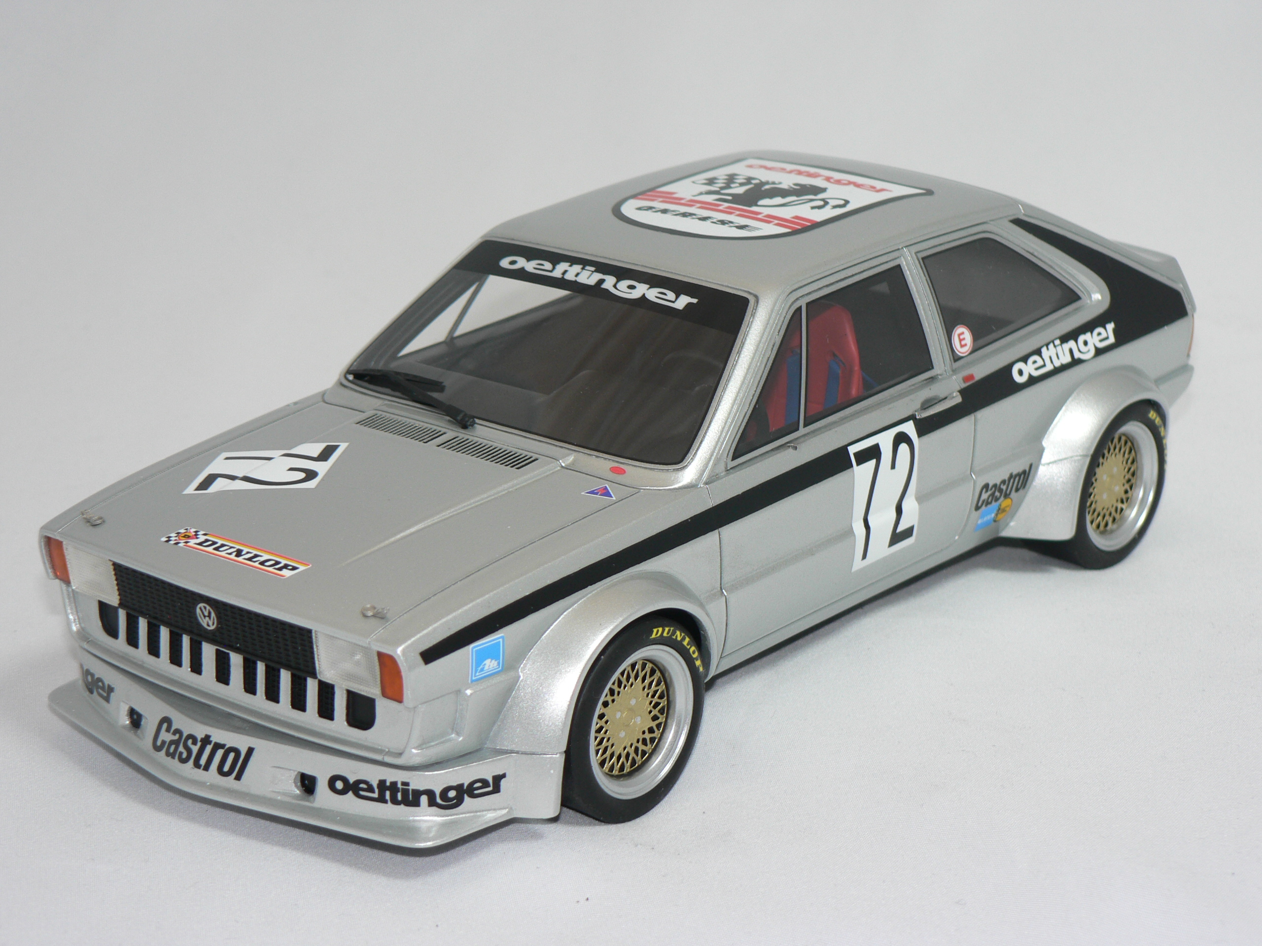 VW Scirocco Gr.2 (Oettinger 1976) INGET ÖPPNINGSBART) LIMITED EDITION 504PCS   1:18   Bos Models