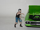 Figur (Hot Rodder "Derek") Bil ingår ej  1:18  American Diorama