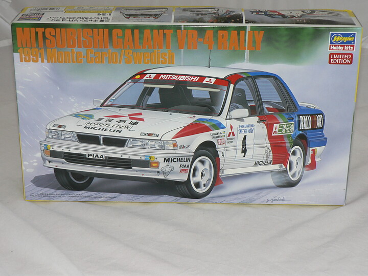 Mitsubishi Galant VR-4 (Monte Carlo/Swedish Rally -1991) "Plastbyggsats"  1:24  Hasegawa Hobby Kits