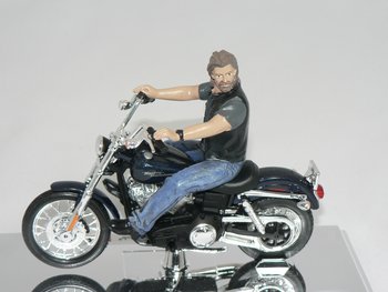 Figur 1:18 (Biker "Ace") MC INGÅR EJ  American Diorama