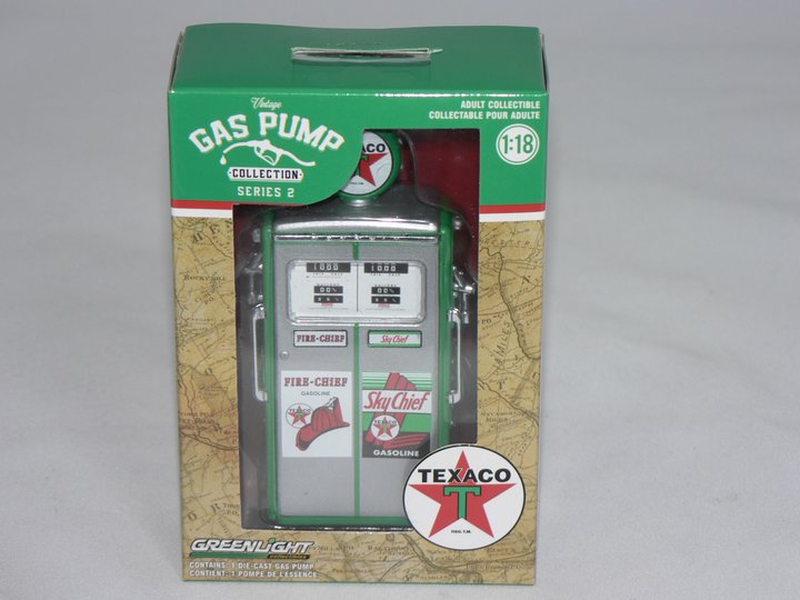 Bensinpump -1954 (TEXACO) Serie 2  1:18 Greenlight