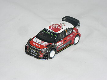 Citroen C3 WRC (Rally Polen 2017) A.Mikkelse-A.Jaeger   1:43 Norev