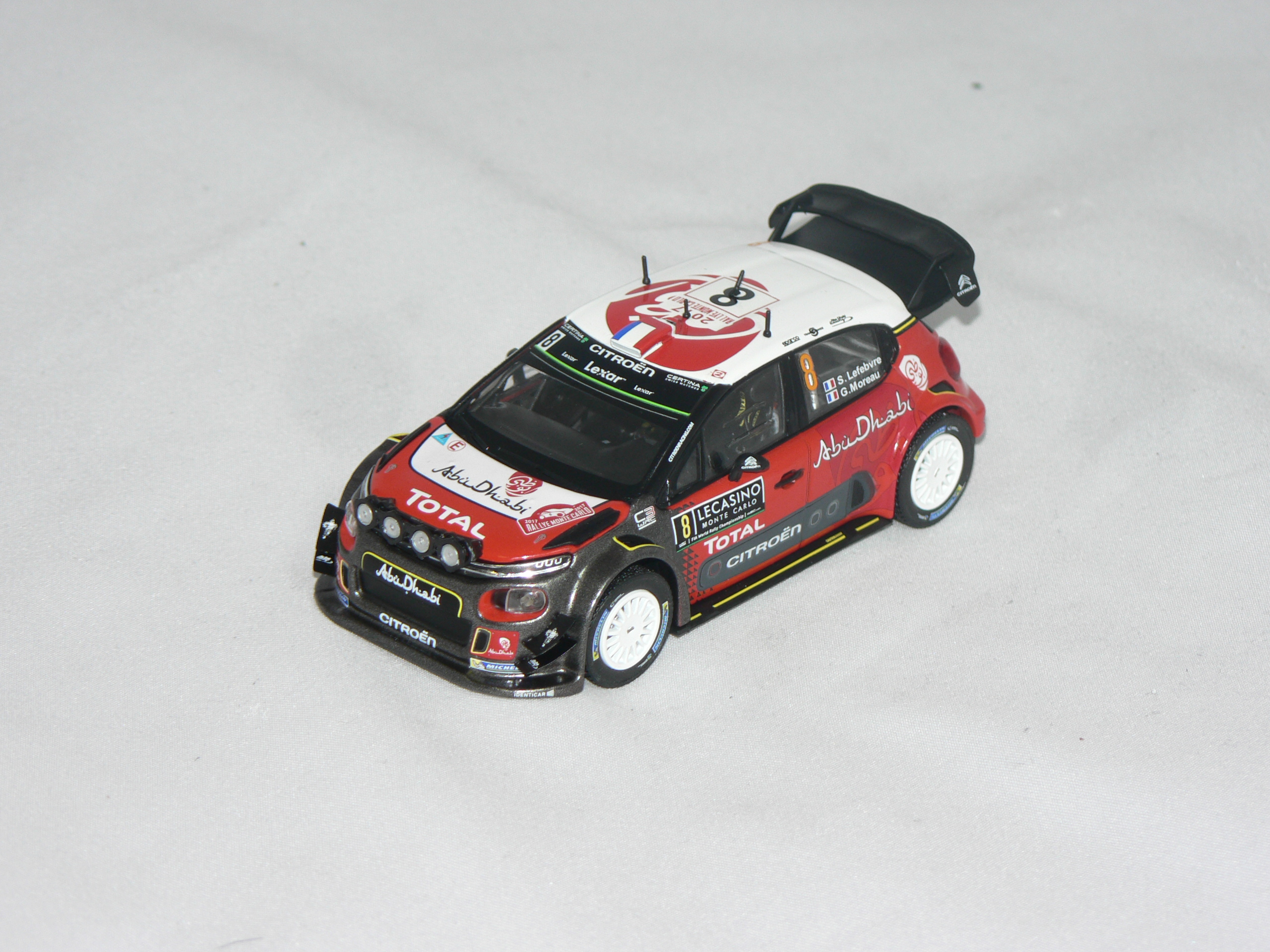 Citroen C3 WRC (Rally Monte Carlo 2017) S.Lefebvre-G.Moreau   1:43 Norev