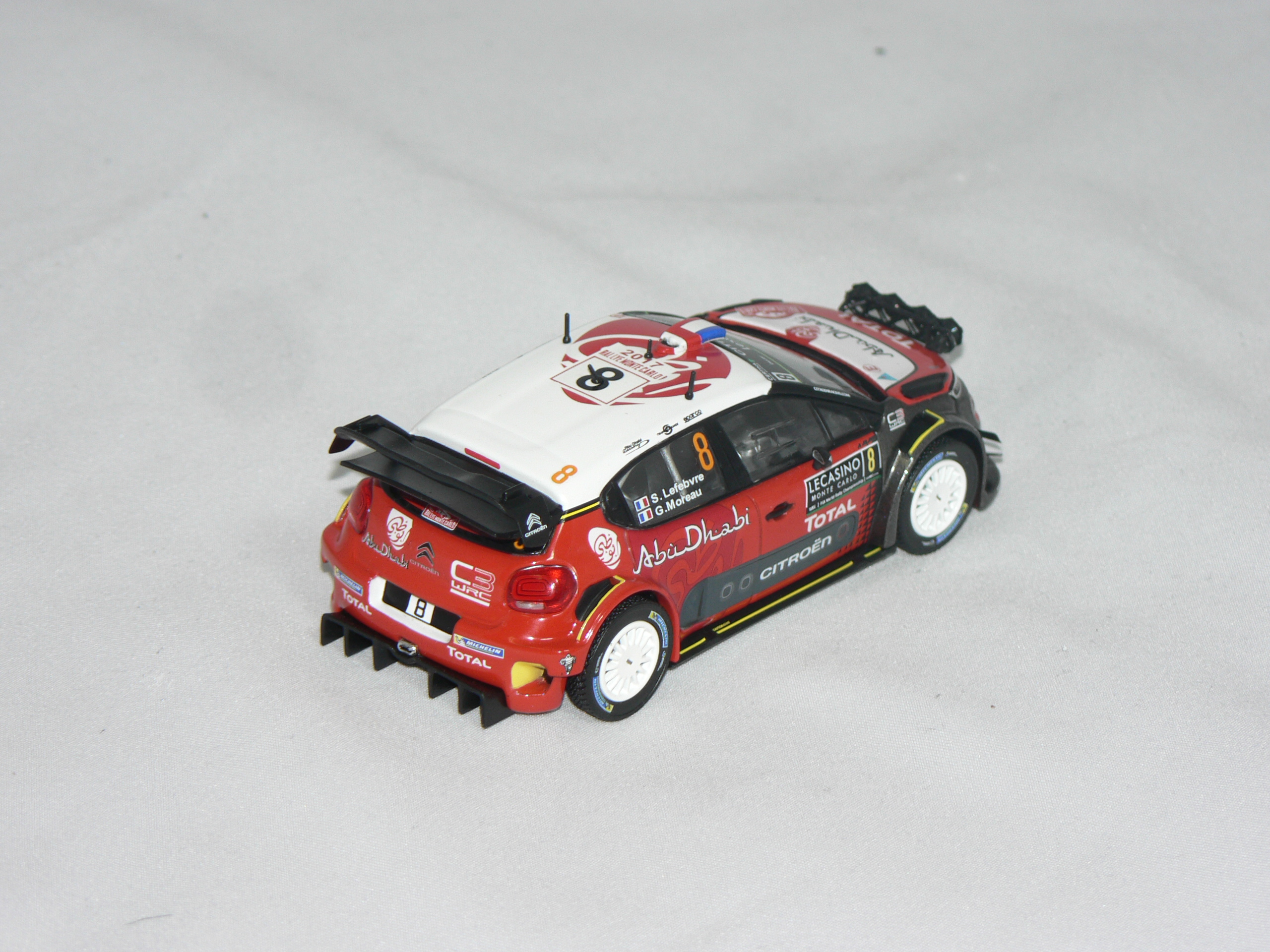 Citroen C3 WRC (Rally Monte Carlo 2017) S.Lefebvre-G.Moreau   1:43 Norev - 2