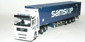 Man TGA XXL  45 Ft Container Trailer  1:50  Lion-Toys