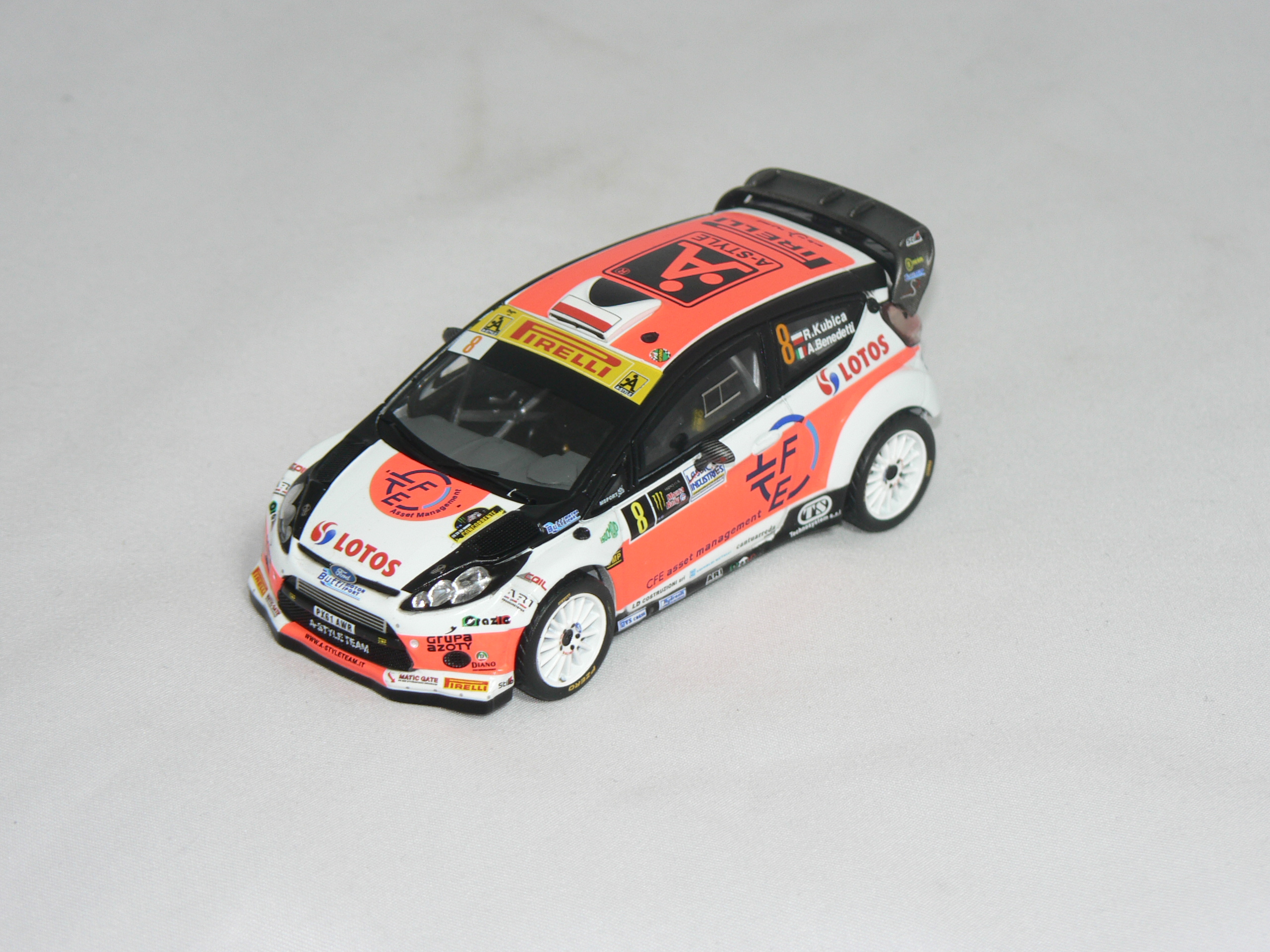 Ford Fiesta RS WRC (Winner Monza Rally Show 2014) R.Kubica-A.Benedetti  IXO 1:43