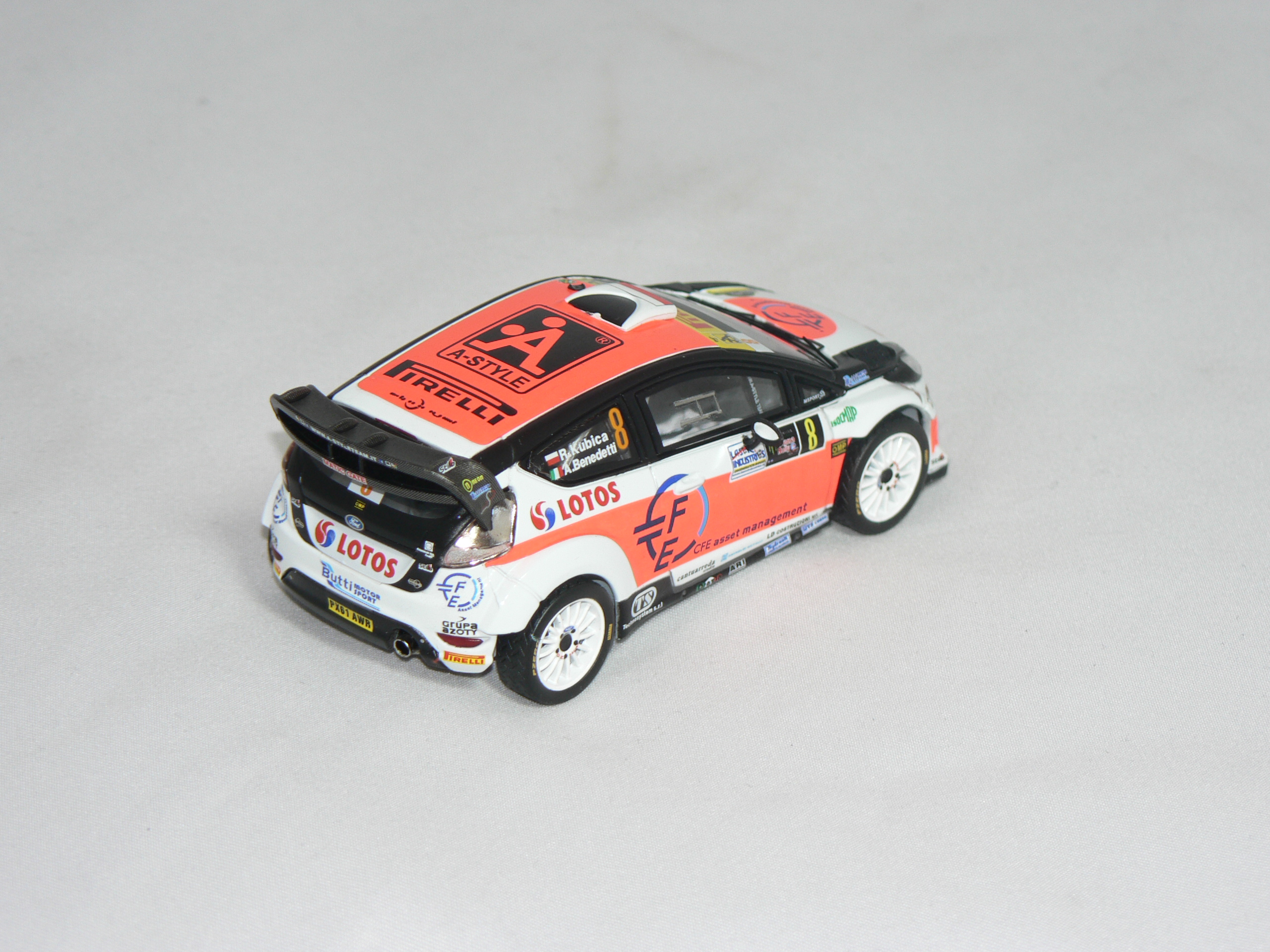 Ford Fiesta RS WRC (Winner Monza Rally Show 2014) R.Kubica-A.Benedetti  IXO 1:43 - 2