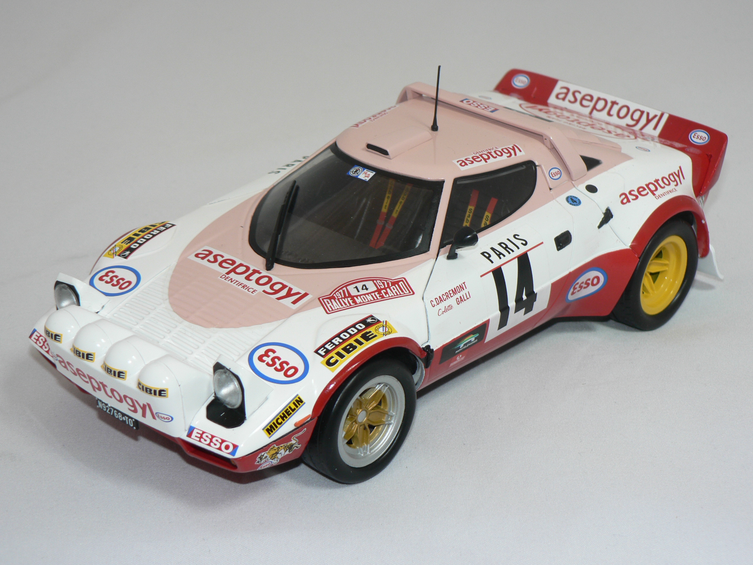 Lancia Stratos GR4 (Rally Monte Carlo 1977) C.Dacremont-C.Galli (INGET ÖPPNINGSBART)  1:18 Solido