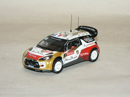 Citroen DS3 WRC (Winner Monte Carlo Rally 2013) S.Loeb-D.Elena   1:43 Norev